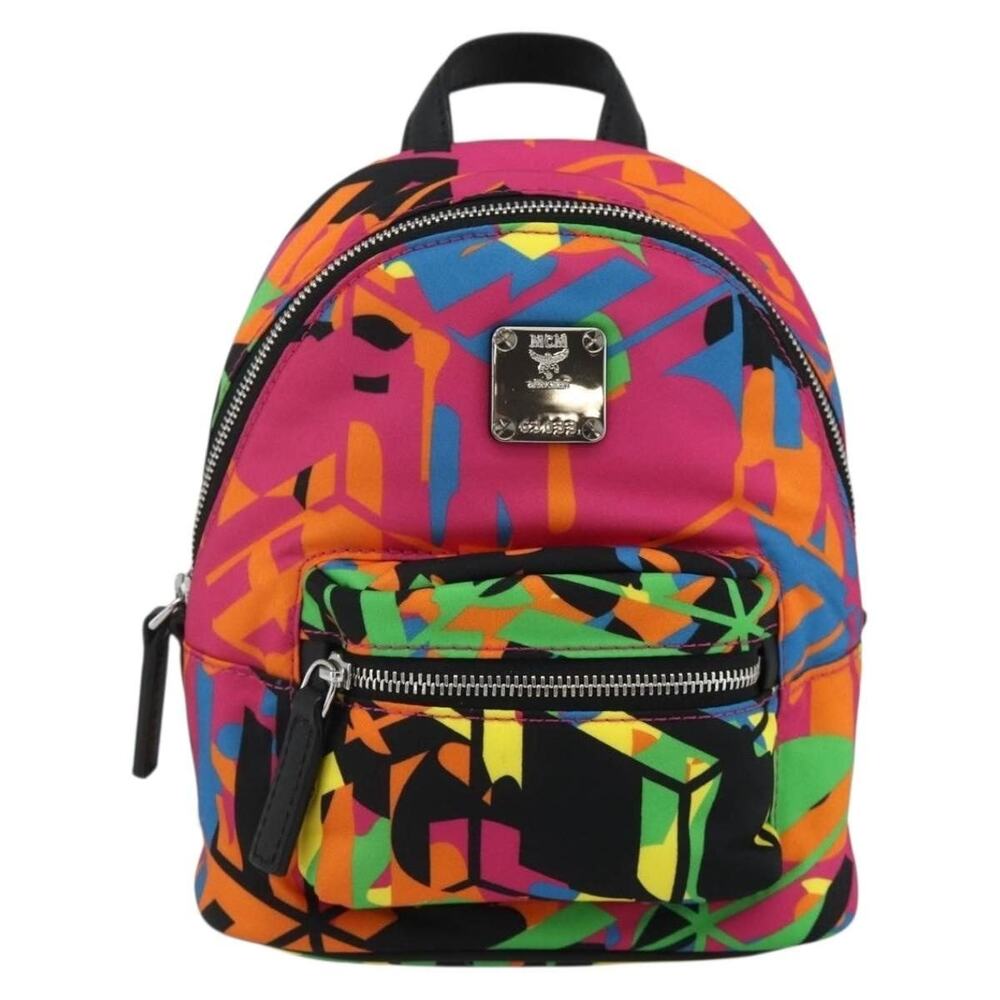 MCM Nylon Shoulder Bag Multicolor
